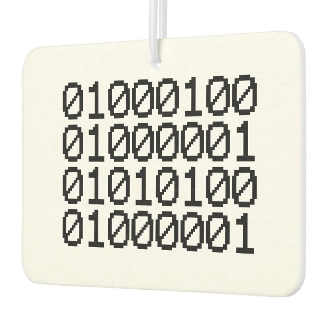 BINARY DATA AIR FRESHENER (Left)