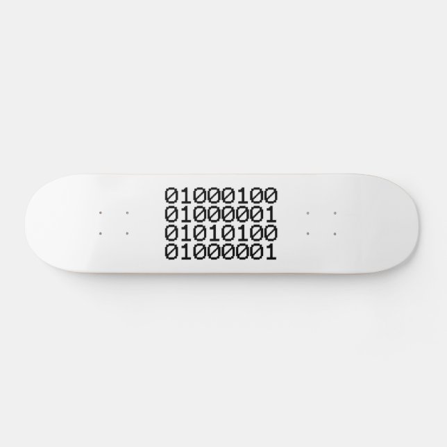 BINARY DATA SKATEBOARD (Horz)