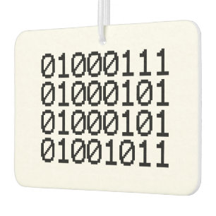 BINARY GEEK AIR FRESHENER