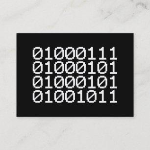 BINARY GEEK BUSINESS CARD