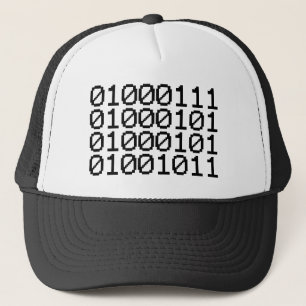 BINARY GEEK TRUCKER HAT