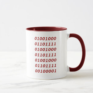Binary Ho Ho Ho! Mug