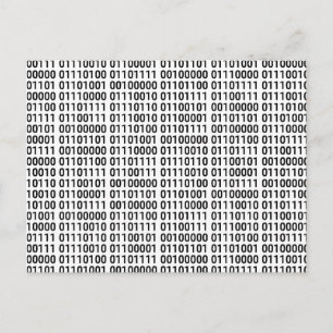 Binary: I Love To Program Postcard