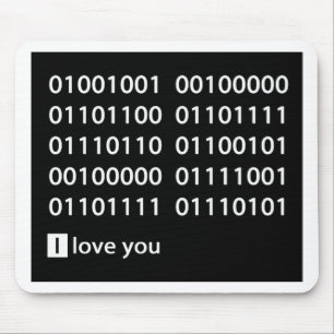 Binary Love Mouse Pad