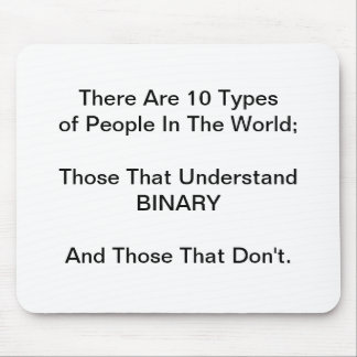 Binary Mouse Pad