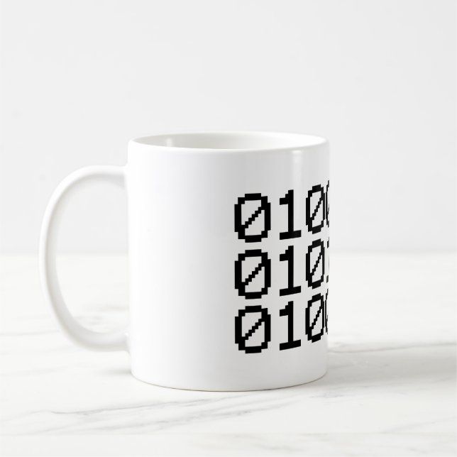 BINARY MUM COFFEE MUG (Left)