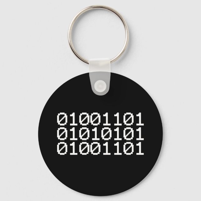 BINARY MUM KEYCHAIN (Front)