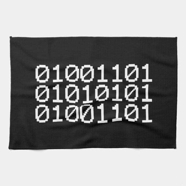 BINARY MUM KITCHEN TOWEL (Horizontal)