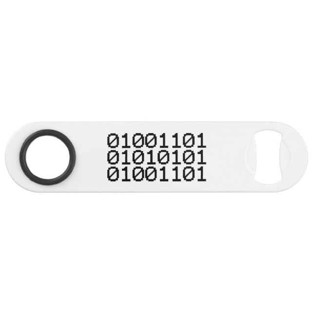BINARY MUM SPEED BOTTLE OPENER (Front (Horizontal))