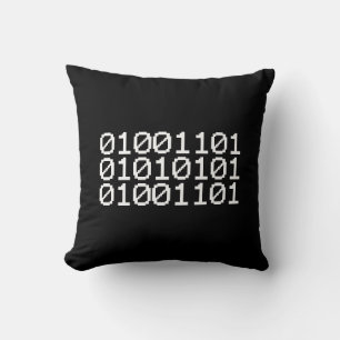 BINARY MUM THROW PILLOW
