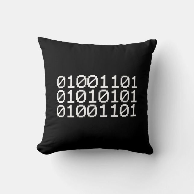 BINARY MUM THROW PILLOW (Front)