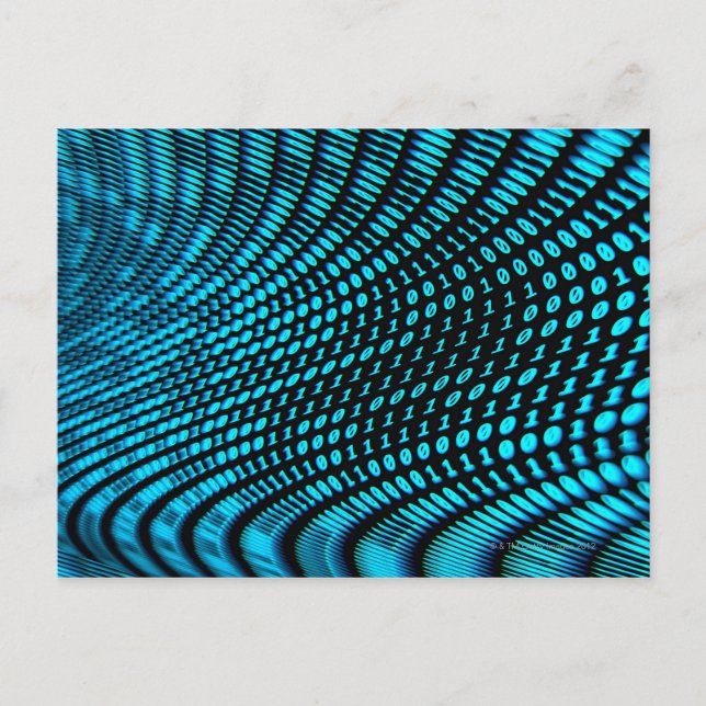 Binary Numbers Postcard (Front)