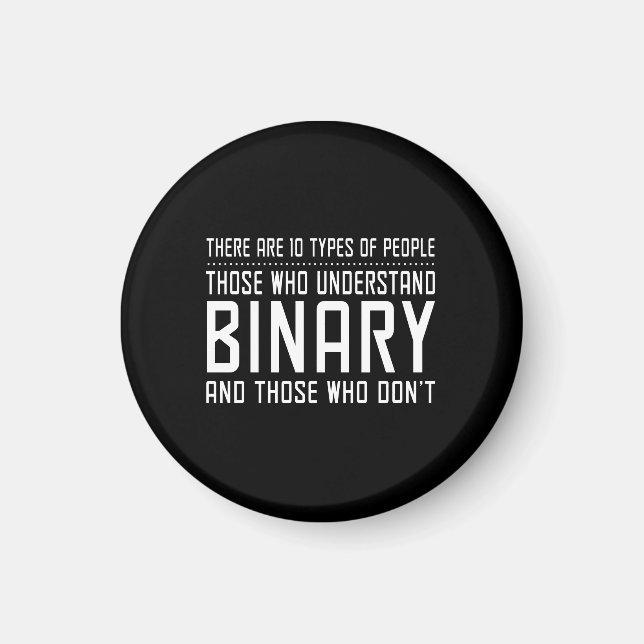 Binary People Magnet (Front)