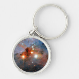 Binary Stars WR 25 & Tr16-244 - Hubble Space Photo Keychain