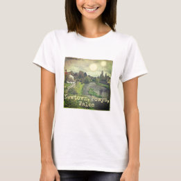 Binary Sunset over River Hafren in Newtown, Powys T-Shirt