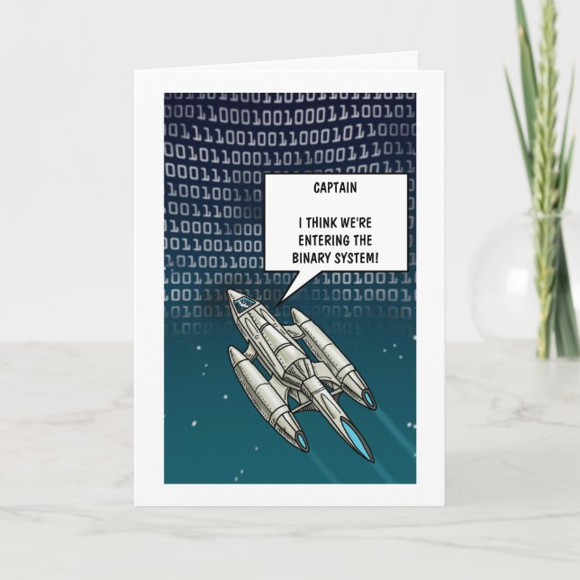 Binary System Birthday Card (Front)
