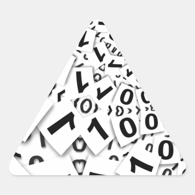 BINARY SYSTEM TRIANGLE STICKER (Front)