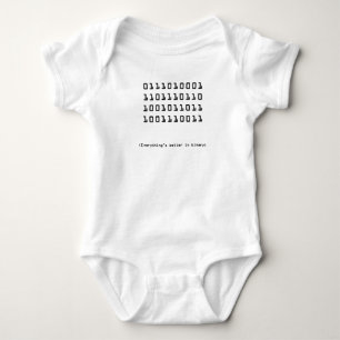 Binary Twins Baby Bodysuit