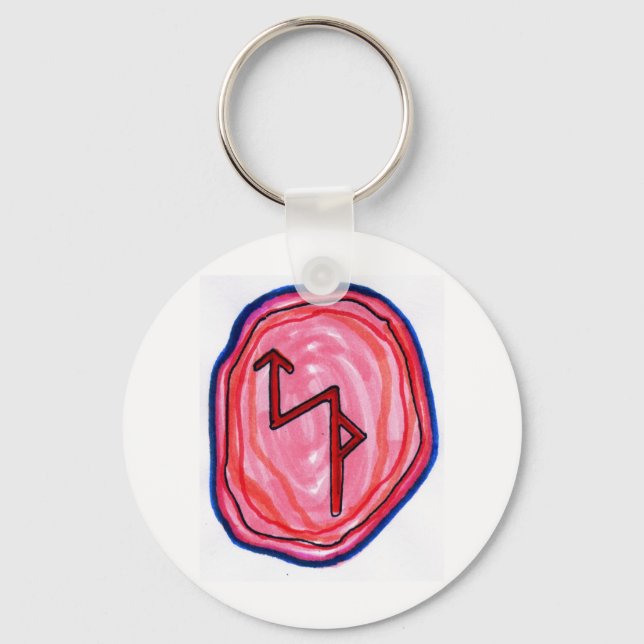 Bind Rune for Business Success Keychain (Front)