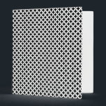 Binder<br><div class="desc">This binder is shown in a black and white diamond pattern print. 
Customize this item or buy as is.</div>