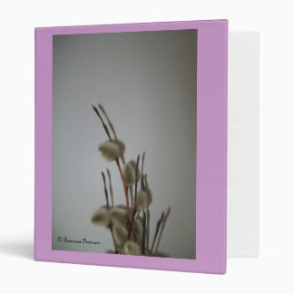 Binder 3Ring (PussyWillowsLilac)RFPMDesigns©️2012