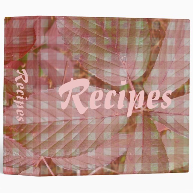 Binder Autumn Brambles Recipes (Front/Spine)