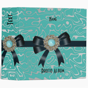Binder Black Ultra Teal Jewel Photo Album