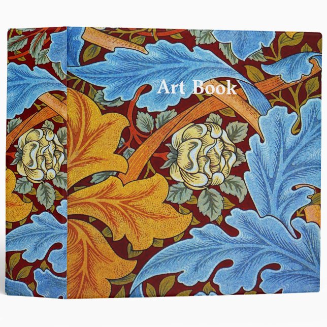 Binder Book Vintage Art William Morris 3 (Front/Spine)