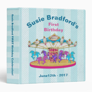 Binder - Carousel - Merry-Go-Round Binder