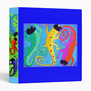Binder -Cool  Lizards in Sunglasses