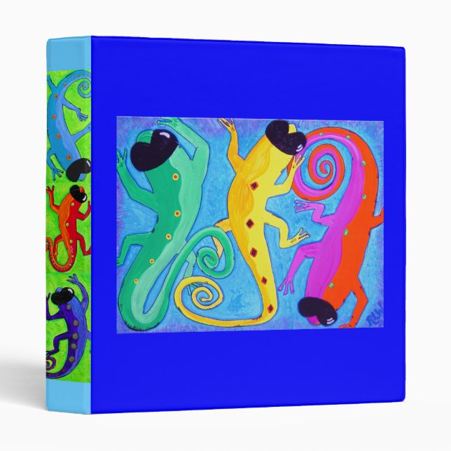 Binder -Cool  Lizards in Sunglasses (Front/Spine)