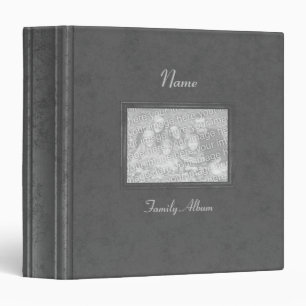 Binder - Family Photo Album (antique grey)