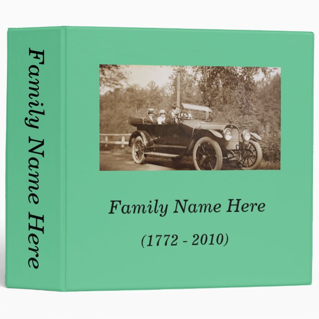 Binder - Family research 2 (Front/Spine)