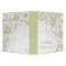 Binder for Green Gold Simple Wedding
