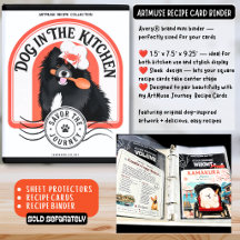 BINDER FOR RECIPE CARDS cards-pages sold seperate