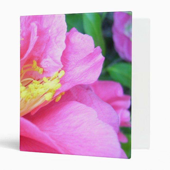 Binder - Full Bloom Dark Pink Camellia (Front/Inside)