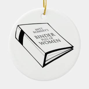 BINDER FULL OF WOMEN CERAMIC ORNAMENT