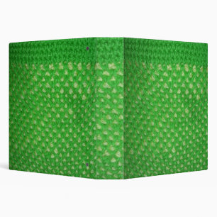 Binder - Green Netting in Crochet