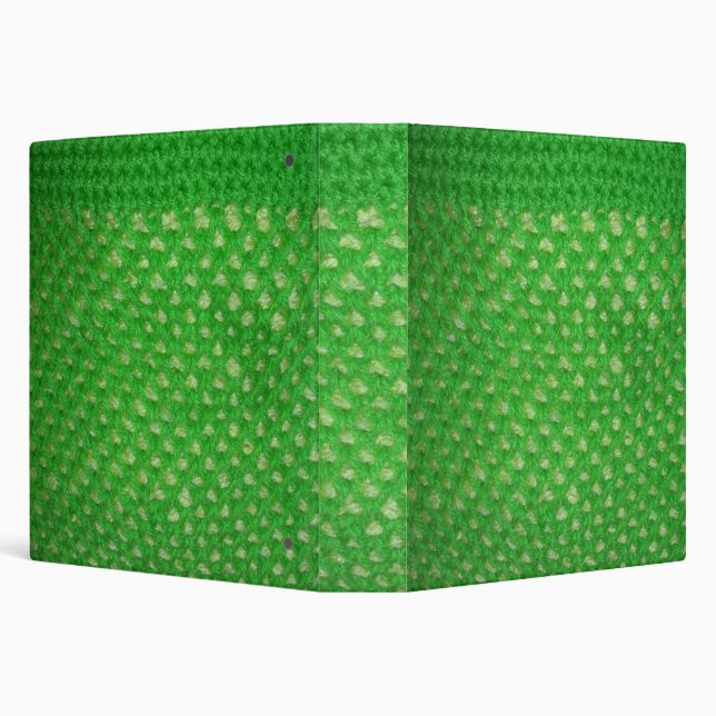 Binder - Green Netting in Crochet (Background)