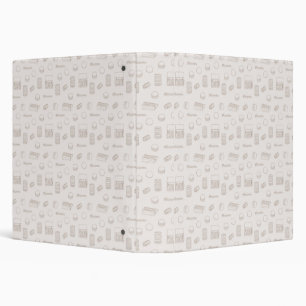 Binder Macaron Line Art