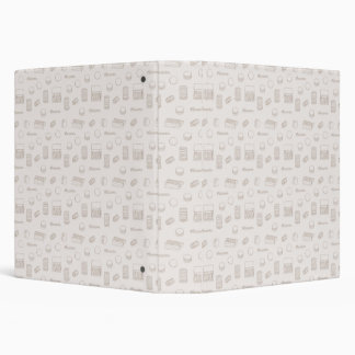 Binder Macaron Line Art