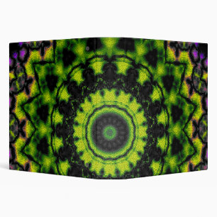 Binder Mandala round pattern kaleidoscope retro hi