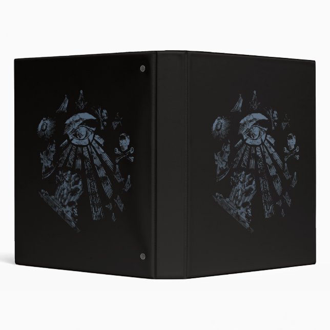 Binder Masonic Fantasy Blue (Background)