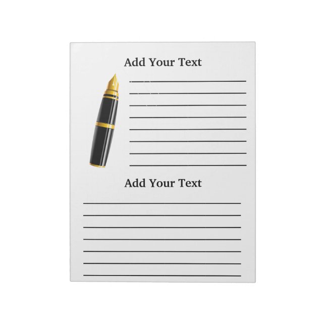 Binder Notebook Note Pad Insert (Rotated)