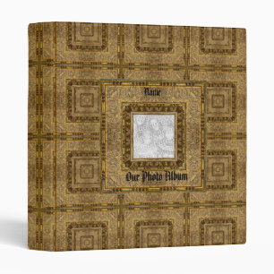 Binder Photo Album Old Wooden Book Frame