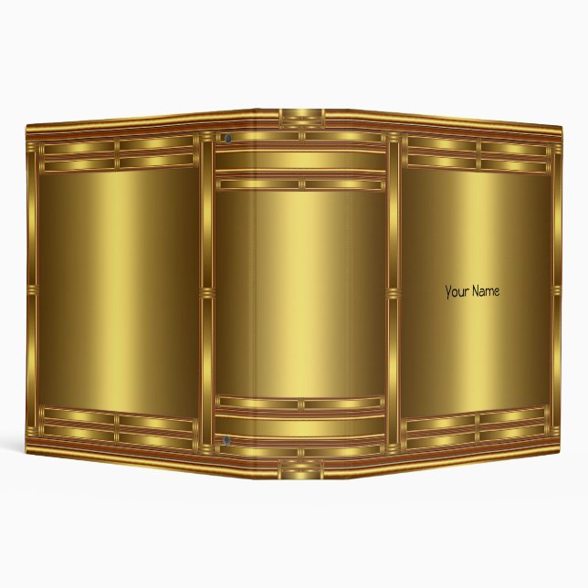 Binder Photos Business Gold on Gold (Background)
