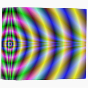 Binder Psychedelic Neon Eye