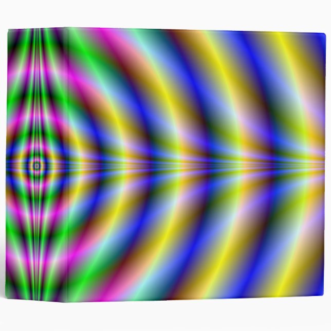 Binder  Psychedelic Neon Eye (Front/Spine)
