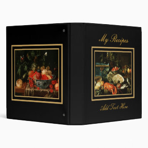 Binder Recipe Book Still Life Fruit Feasts