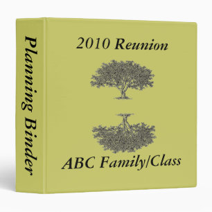 Binder -  Reunion Planning